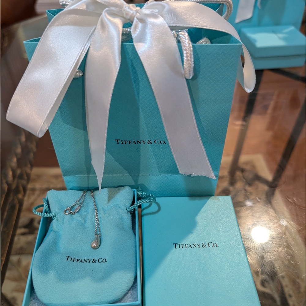 Genuine Tiffany & Co Elsa Peretti Teardrop necklace